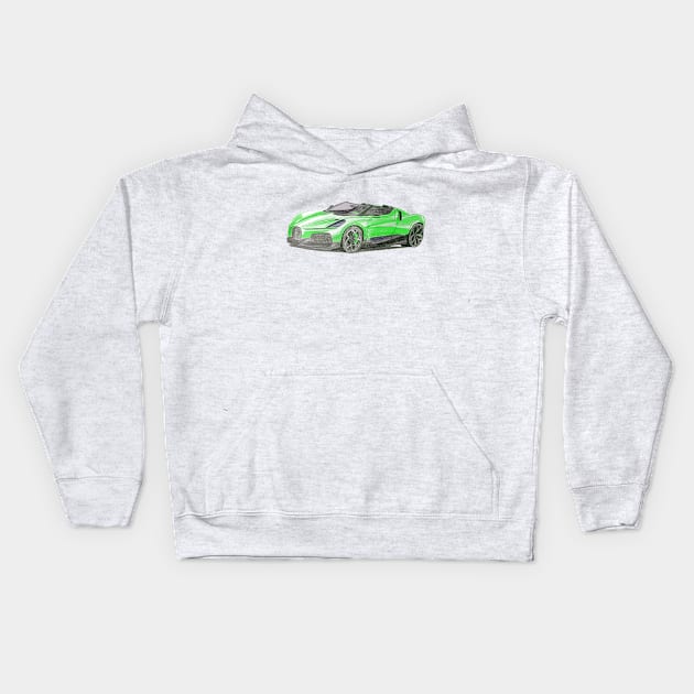 Car Kids Hoodie by An.D.L.